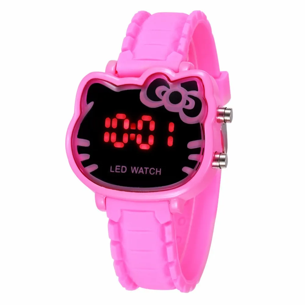 Cute Cat Kitty Children Student Girls Digital Watch Women Cartoon Fashion Watches Soft Silicone Strap LED Electronic Wristwatch
Cute Cat Kitty Children Student Girls Digital Watch Women Cartoon Fashion Watches Soft Silicone Strap LED Electronic Wristwatch