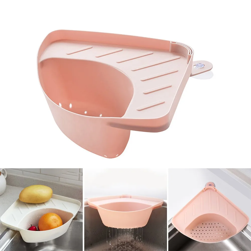 Suction Cup Sink Corner Drain Basket Shelf Multifunction Sink Drain Rack Sponge Holder Home Organizer Kitchen Accessories
Suction Cup Sink Corner Drain Basket Shelf Multifunction Sink Drain Rack Sponge Holder Home Organizer Kitchen Accessories