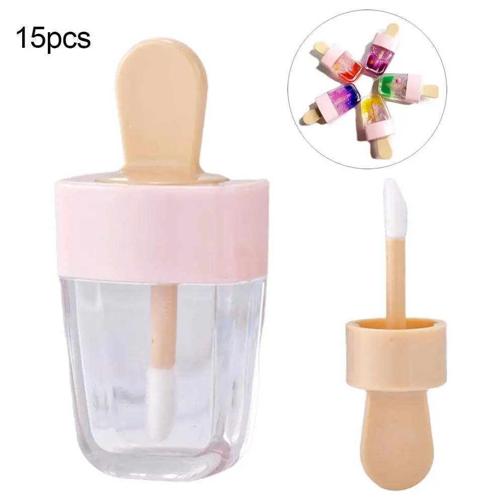 15Pcs Ice Cream Shaped Empty Lip Gloss Tube Balm Container DIY Cosmetic Bottle Transparent Empty Lip Balm Container Empty Bottle
15Pcs Ice Cream Shaped Empty Lip Gloss Tube Balm Container DIY Cosmetic Bottle Transparent Empty Lip Balm Container Empty Bottle