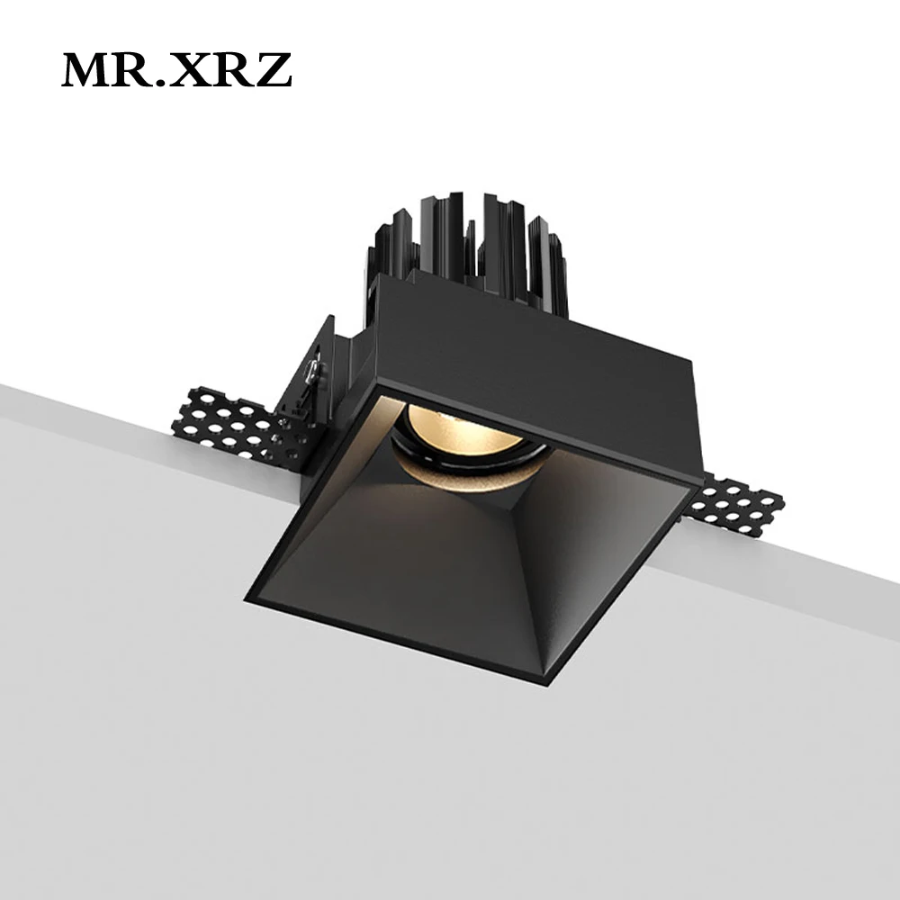 

MR.XRZ Led Ceiling Spotlights 8W 10W 15W Square Recessed LED COB Downlight Geek Anti-glare Ceiling Lamps Indoor Lighting