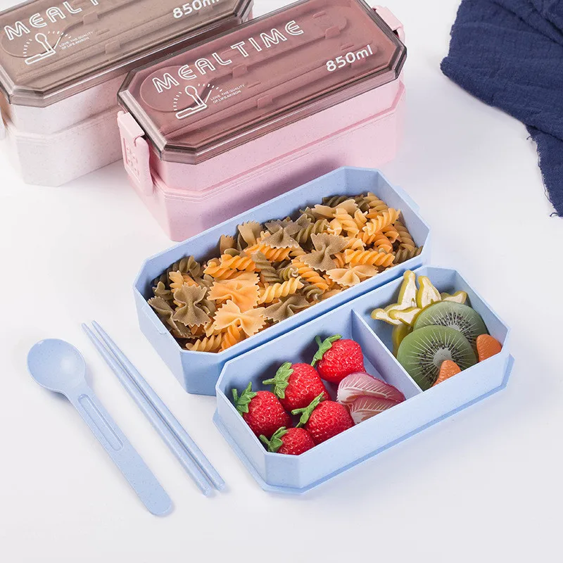 Compartmentalized Lunch Box Double-layer Microwave Oven Heating Fitness Fruit Case Student Weight Loss Meal Storage Container
Compartmentalized Lunch Box Double-layer Microwave Oven Heating Fitness Fruit Case Student Weight Loss Meal Storage Container