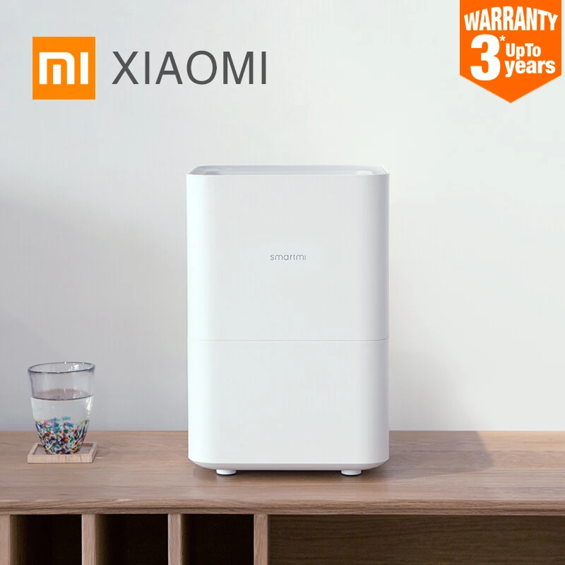 

2021 XIAOMI SMARTMI Испарительный Увлажнитель 2 для дома, увлажнитель воздуха, Ароматический диффузор, генератор тумана эфирного масла с управление...