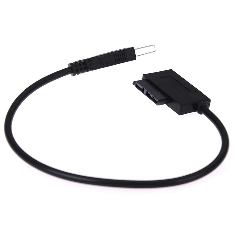 1 шт. Usb к 7 + 6 13pin тонкий Sata/ide Cd Dvd Rom Оптический привод кабель адаптер для ноутбука |