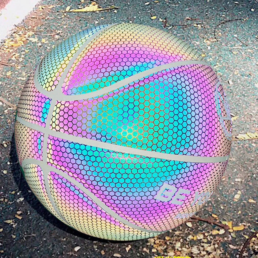 Glowing Luminous Holographic Glowing Reflective Reflective Basketball 2020 Newest Xmas Gift Hot Sale
Glowing Luminous Holographic Glowing Reflective Reflective Basketball 2020 Newest Xmas Gift Hot Sale