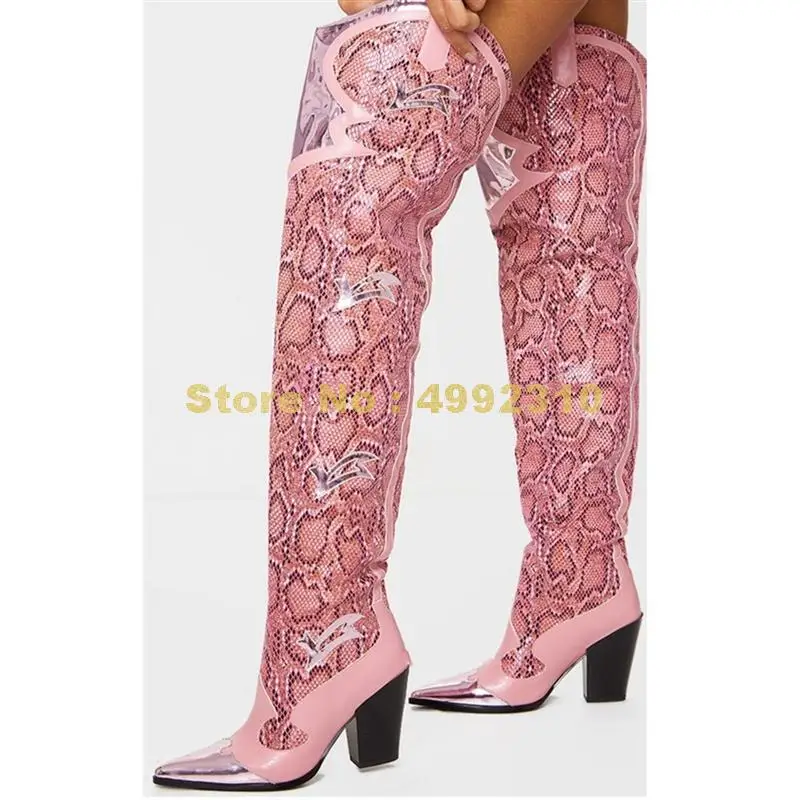 Big Size 35-43 Ladies Over The Knee Boots Pointed Toe Thick High Heels Thigh High Boots Women Print Shoes
Big Size 35-43 Ladies Over The Knee Boots Pointed Toe Thick High Heels Thigh High Boots Women Print Shoes