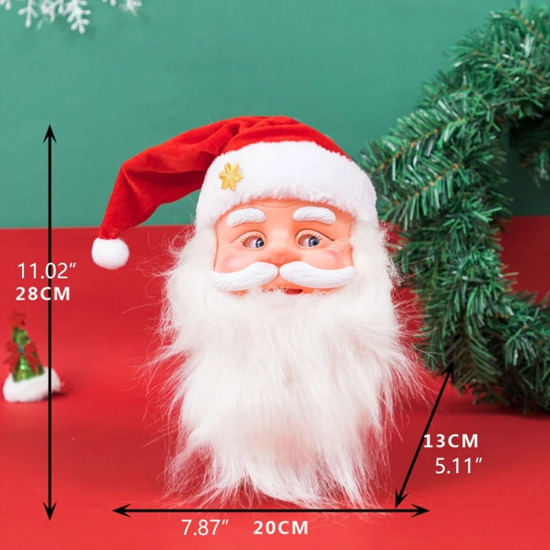 Christmas Santa Claus Hat Electric Musical Sing Moving Swing Cap Xmas Party Decorations for Home Children Gift
Christmas Santa Claus Hat Electric Musical Sing Moving Swing Cap Xmas Party Decorations for Home Children Gift