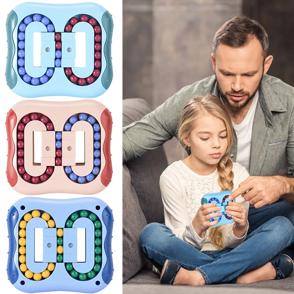 Rotating Bean Fingertip Cube Anti Stress Toy Kid Decompression Educational Game Give Children Best Enlightenment Toy Gift
Rotating Bean Fingertip Cube Anti Stress Toy Kid Decompression Educational Game Give Children Best Enlightenment Toy Gift