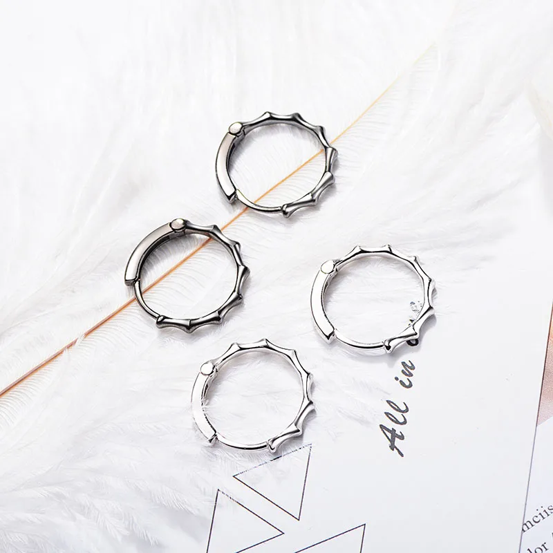 MEYRROYU 925 Sterling Silver Korean Version of Creative Simple Bamboo Earrings Female Couple Fashion Party Jewelry Wholesale
MEYRROYU 925 Sterling Silver Korean Version of Creative Simple Bamboo Earrings Female Couple Fashion Party Jewelry Wholesale