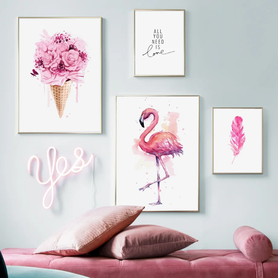 Flower Flamingo Feather Quote Wall Art Canvas Painting Nordic Posters And Prints Plants Wall Pictures For Living Room Home Decor
Flower Flamingo Feather Quote Wall Art Canvas Painting Nordic Posters And Prints Plants Wall Pictures For Living Room Home Decor