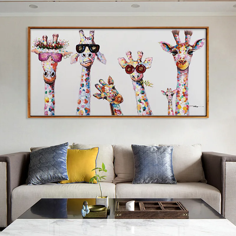 Animal Posters Giraffe Family Pictures Watercolor Room Wall Decor Cartoons American Style Art Painting Teen Room Decoration
Animal Posters Giraffe Family Pictures Watercolor Room Wall Decor Cartoons American Style Art Painting Teen Room Decoration