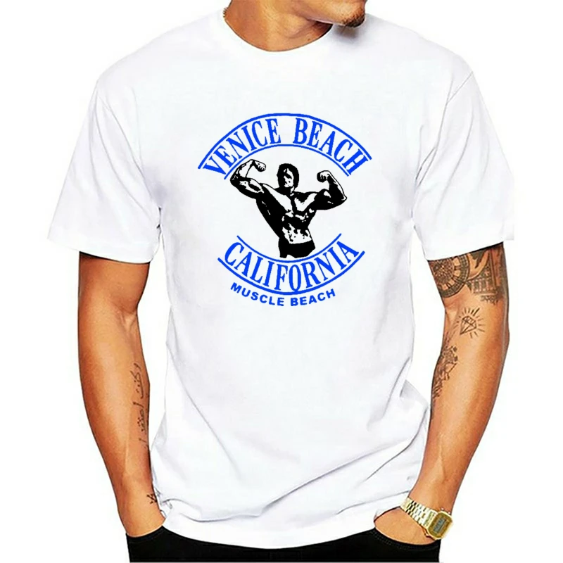 100% Cotton MUSCLE VENICE BEACH CA RETRO NEW T-SHIRT GYM ARNOLD SCHWARZENEGGER Hip Hop Funny Tee
100% Cotton MUSCLE VENICE BEACH CA RETRO NEW T-SHIRT GYM ARNOLD SCHWARZENEGGER Hip Hop Funny Tee