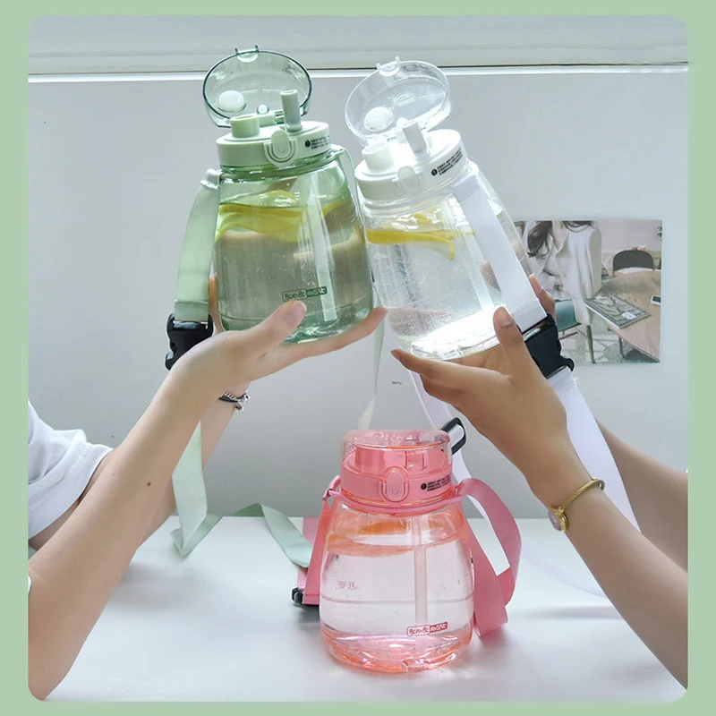 1300ml Outdoor Water Bottle With Portable Rope Travel Large-Capacity Sports Plastic Kawaii Bottle With Straw Hiking Camping Scho
1300ml Outdoor Water Bottle With Portable Rope Travel Large-Capacity Sports Plastic Kawaii Bottle With Straw Hiking Camping Scho