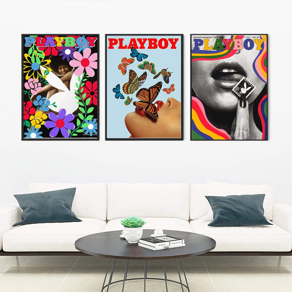 Fashion Canvas Painting Poster Wall Art Print Vogue Magazine Small Flower Butterflies Red Lip Picture for Living Room Home Decor
Fashion Canvas Painting Poster Wall Art Print Vogue Magazine Small Flower Butterflies Red Lip Picture for Living Room Home Decor