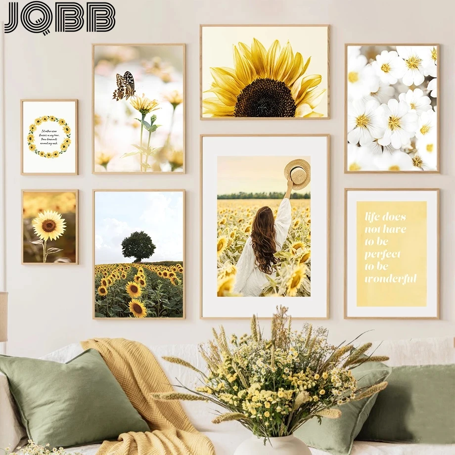 Field Landscape Lady Sunflower Tree Quote Wall Art Canvas Painting Nordic Posters And Prints Wall Pictures For Living Room Decor
Field Landscape Lady Sunflower Tree Quote Wall Art Canvas Painting Nordic Posters And Prints Wall Pictures For Living Room Decor