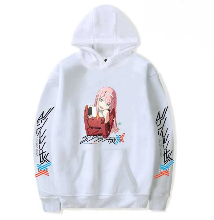 Popular Anime Darling in FranXX Hoodie Mens Womens Autumn Hip Hop Hooded Outdoor Sweatshirt White Long Sleeve Pullover Top
Popular Anime Darling in FranXX Hoodie Mens Womens Autumn Hip Hop Hooded Outdoor Sweatshirt White Long Sleeve Pullover Top