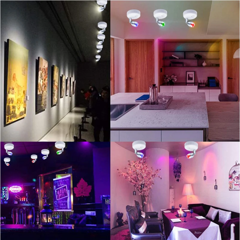 2PCS Dimming RGB LED Cabinet light Battery powered Spotlight Remote control Closet Light for Showcase Wardrobe Living room decor
2PCS Dimming RGB LED Cabinet light Battery powered Spotlight Remote control Closet Light for Showcase Wardrobe Living room decor