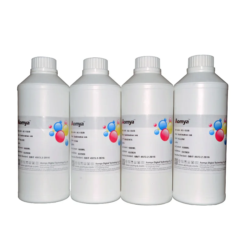 1000 мл x 4 цвета совместимые с Epson 7500/9500/10000CF/10600 сублимационные чернила для цифровой