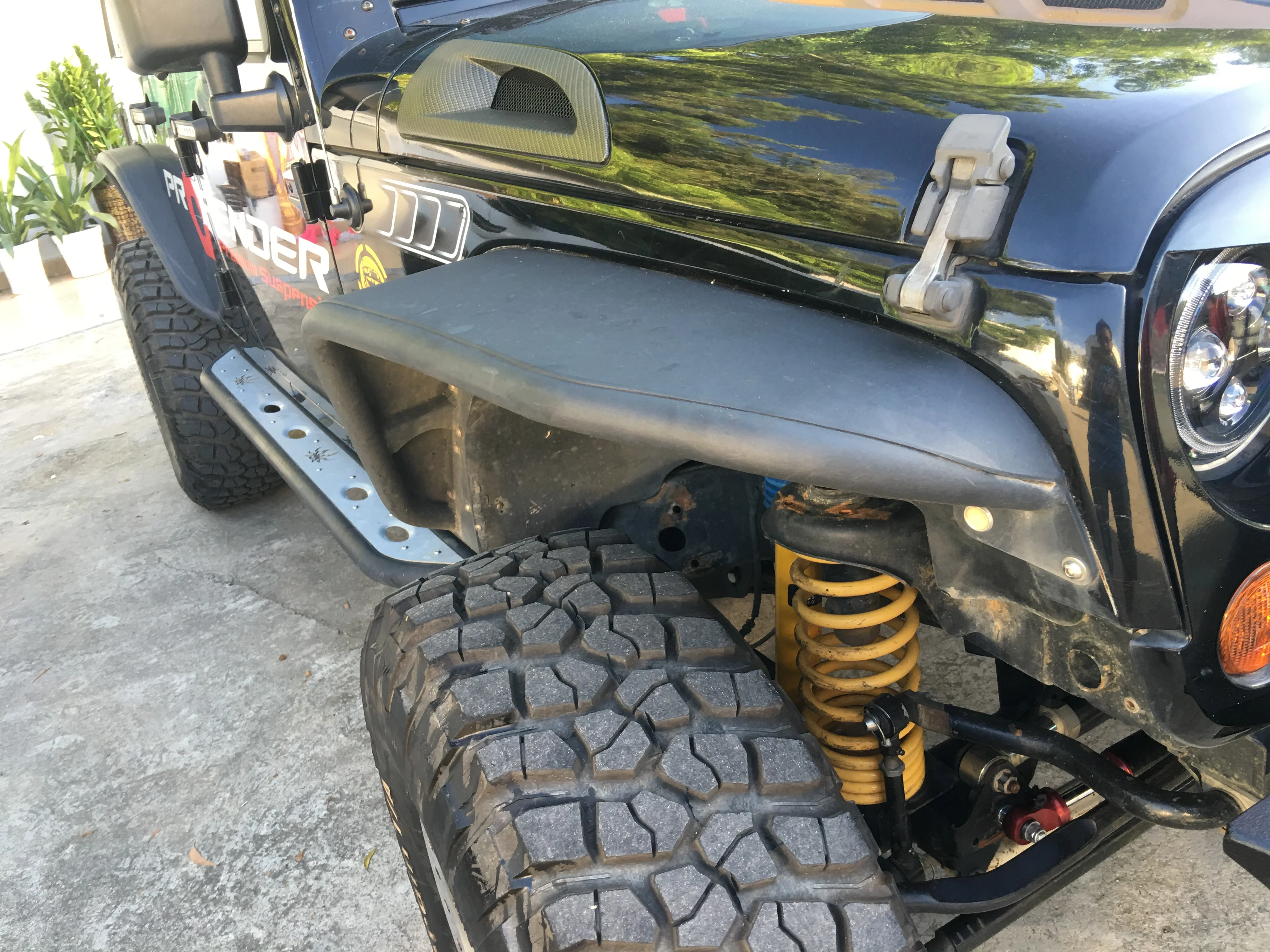 4 шт. отрава паук брызговик вспышки Передняя и задняя для Jeep For wrangler JK колесо брови
