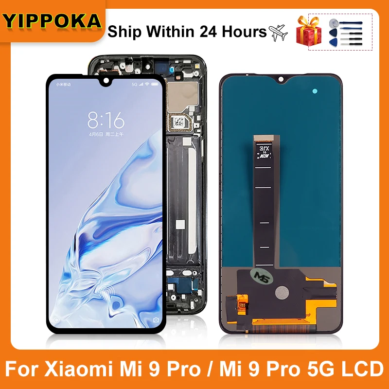 6.39" 100% Original For Xiaomi Mi 9 Pro LCD M1903F11G Display Screen Digitizer Assembly Replacement Parts For Mi 9 Pro Display
6.39" 100% Original For Xiaomi Mi 9 Pro LCD M1903F11G Display Screen Digitizer Assembly Replacement Parts For Mi 9 Pro Display