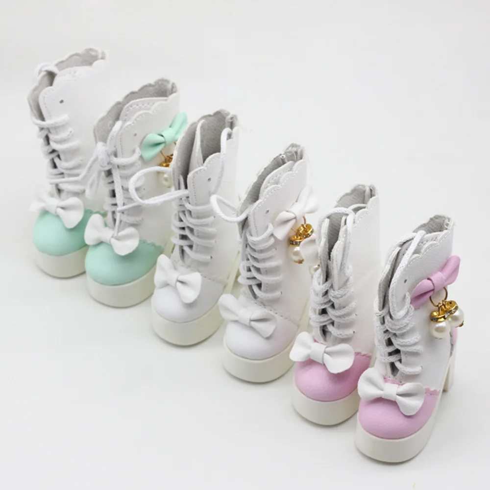 7.8cm BJD Dolls Shoes for 1/3 60cm Doll DIY Dress Up High Heel Boots Girl Doll Shoes 1 Pair for Children's Gift 
7.8cm BJD Dolls Shoes for 1/3 60cm Doll DIY Dress Up High Heel Boots Girl Doll Shoes 1 Pair for Children's Gift