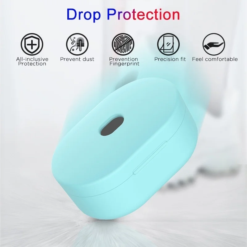 Беспроводной Bluetooth совместимый защитный чехол для наушников Xiaomi Redmi AirDots 1 2 Fone De