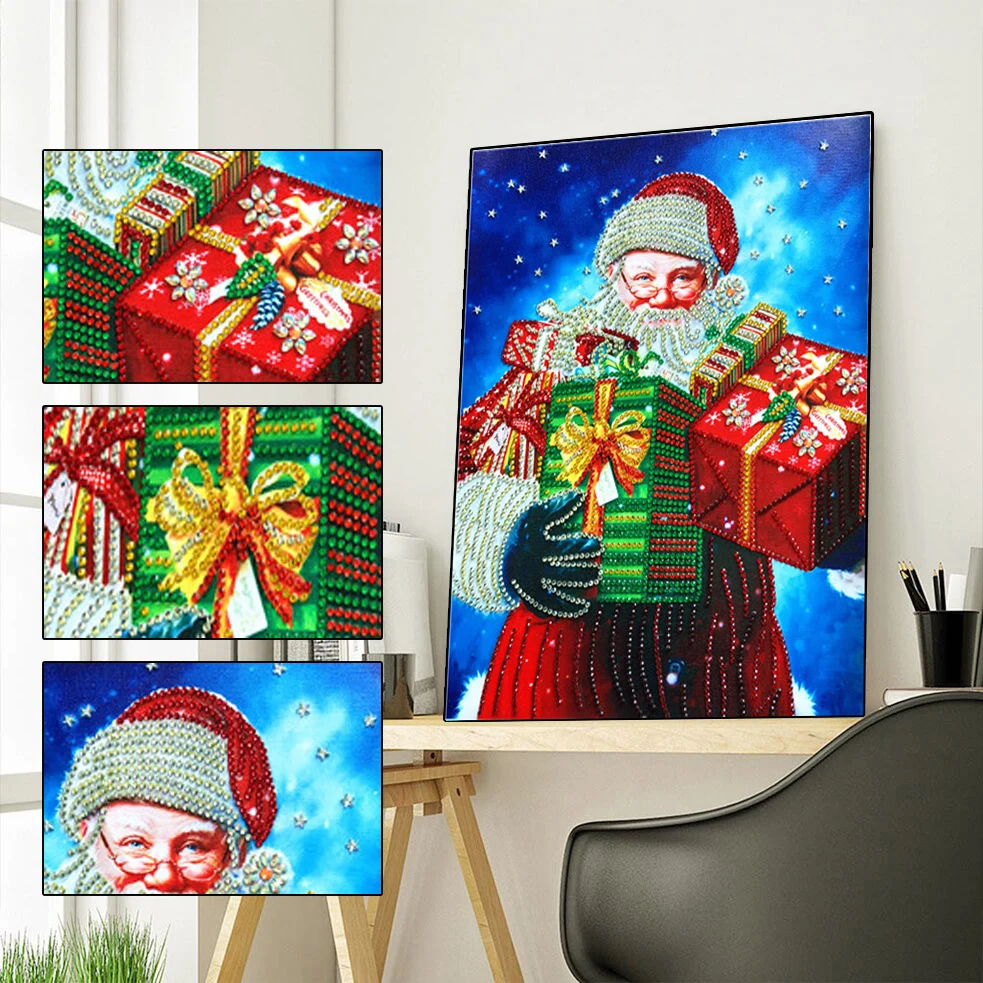 DIY 5D diamond painting Santa Claus cross stitch rhinestone embroidery set suitable for home wall decoration crafts gifts
DIY 5D diamond painting Santa Claus cross stitch rhinestone embroidery set suitable for home wall decoration crafts gifts