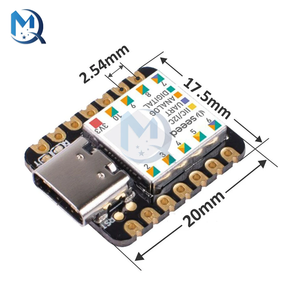 Макетная плата микроконтроллера SAMD21 ARM Cortex M0 + 32 бит 48 МГц Type-C Nano SPI для Arduino |