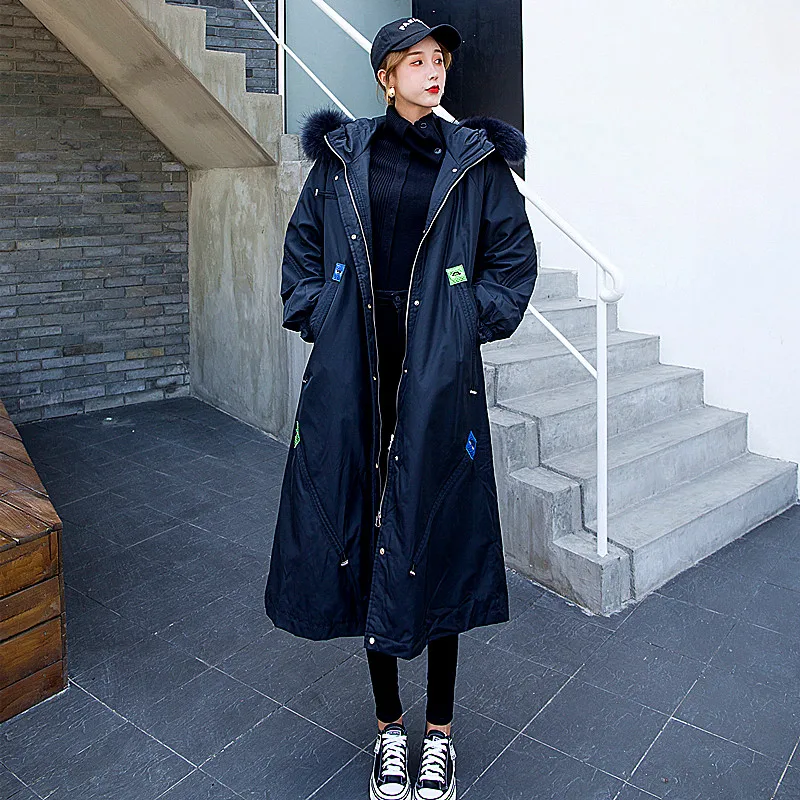 Winter Down Jacket Women Thick Parkas Hooded Long Parkas Warm Coat Female Real Raccoon Fur Collar Coats Women's Clothing WPY4576
Winter Down Jacket Women Thick Parkas Hooded Long Parkas Warm Coat Female Real Raccoon Fur Collar Coats Women's Clothing WPY4576