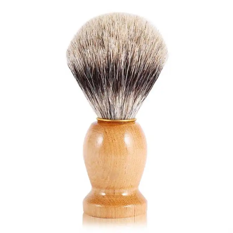Men's Professional Wooden Handle Shaving Brush Faux Badger Hair Barber Beauty Tool Beard Kit
Men's Professional Wooden Handle Shaving Brush Faux Badger Hair Barber Beauty Tool Beard Kit