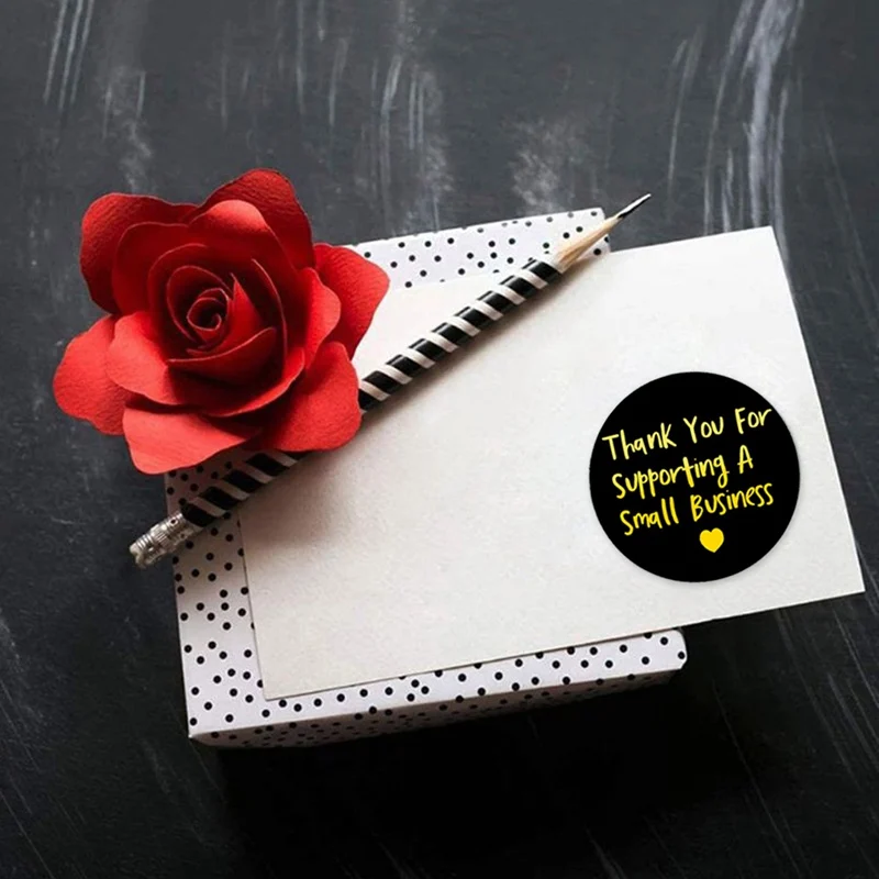 500 Pcs Round Black Thank You For Your Order Sticker Rolls Cute Handmade Labels Sticker Christmas Stationery Sticker Paper
500 Pcs Round Black Thank You For Your Order Sticker Rolls Cute Handmade Labels Sticker Christmas Stationery Sticker Paper