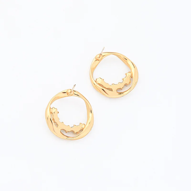 Korean Bling Bling Rhinestone Geometric Round Drop Dangle Earrings for Women Gold Color Big Circle Statement Earrings Jewelry
Korean Bling Bling Rhinestone Geometric Round Drop Dangle Earrings for Women Gold Color Big Circle Statement Earrings Jewelry
