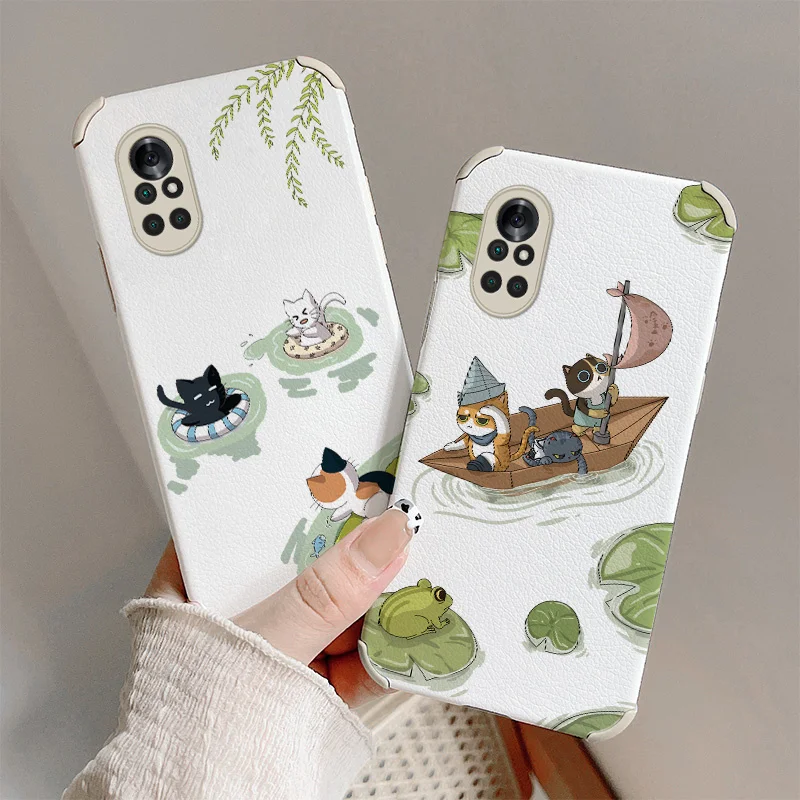 Cat Playing Phone Case For Huawei Nova 8 8Pro 8SE Nova 7 7Pro 7SE 6 6se 5 5Pro 5Z 5I 5Ipro 4 4E Lambskin Cover
Cat Playing Phone Case For Huawei Nova 8 8Pro 8SE Nova 7 7Pro 7SE 6 6se 5 5Pro 5Z 5I 5Ipro 4 4E Lambskin Cover