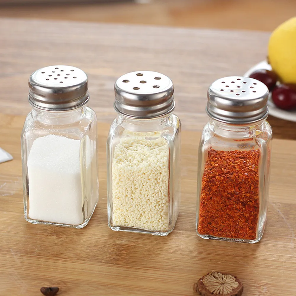 Kitchen Jars For Spices Rotating Glass Cruet Seasoning Jar Set BBQ Pepper Salt Shakers Paprika Bottle Kitchen Storage Rack Jar
Kitchen Jars For Spices Rotating Glass Cruet Seasoning Jar Set BBQ Pepper Salt Shakers Paprika Bottle Kitchen Storage Rack Jar