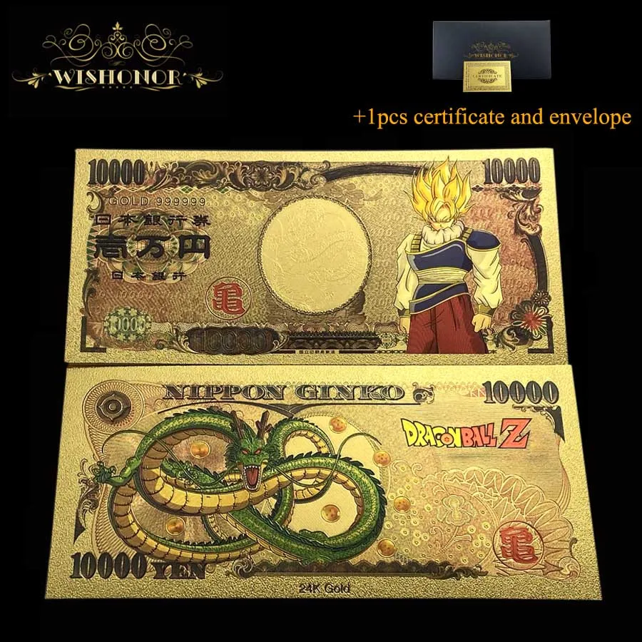 21Pcs/Set 2020 New Japan Anime Banknote Dragon Banknote Yen Banknote With Certificates Money For Collection
21Pcs/Set 2020 New Japan Anime Banknote Dragon Banknote Yen Banknote With Certificates Money For Collection