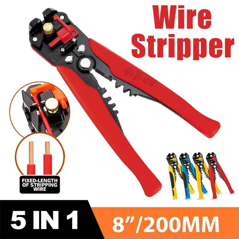 Adjustable Crimper Cable Cutter Automatic Wire Stripper Multifunctional Stripping Tools Crimping Pliers Terminal 0.2-6.0mm Tool
Adjustable Crimper Cable Cutter Automatic Wire Stripper Multifunctional Stripping Tools Crimping Pliers Terminal 0.2-6.0mm Tool