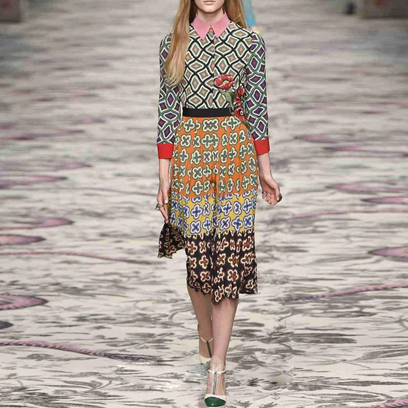 Fashion Designer 2021 Autumn Dress Runway New Women Vintage Printed Long Sleeve Single Breasted Slim Elegant Party Dresses
Fashion Designer 2021 Autumn Dress Runway New Women Vintage Printed Long Sleeve Single Breasted Slim Elegant Party Dresses
