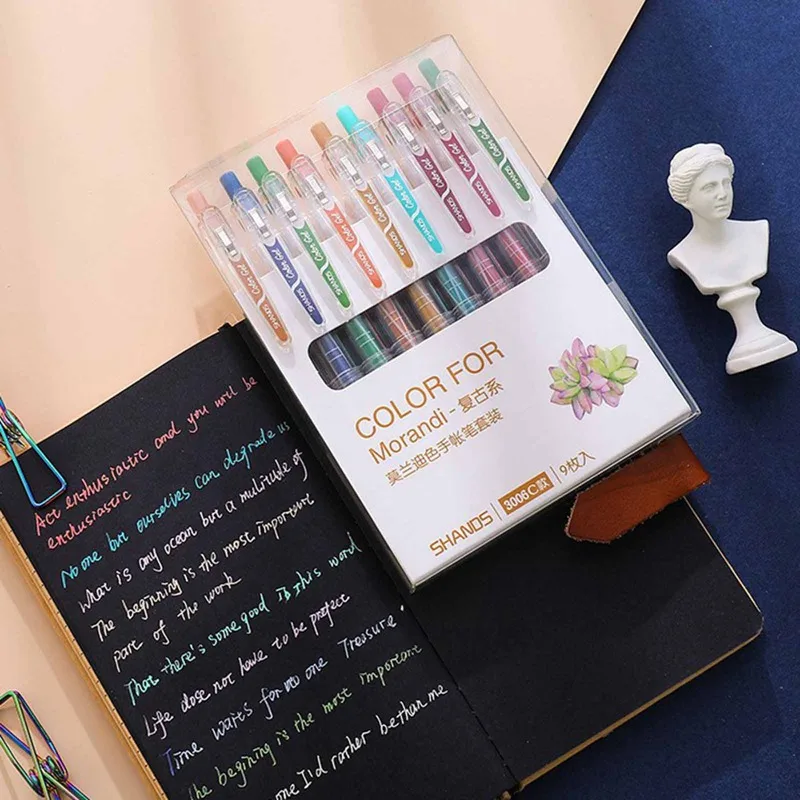 Kawaii 9-Color Set Morandi Gel Pen Colorful Hand Account Refill Student Painting Graffiti High-End Office Supplies Stationery
Kawaii 9-Color Set Morandi Gel Pen Colorful Hand Account Refill Student Painting Graffiti High-End Office Supplies Stationery