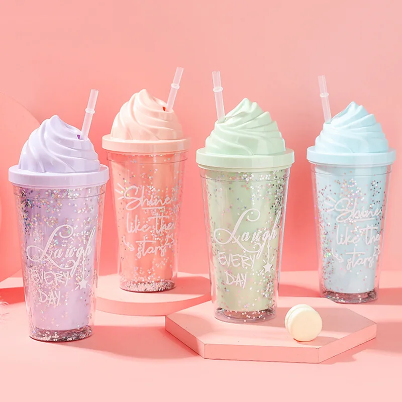 Cute Straw Cup New Plastic Popsicle Water Bottle Outdoor Transparent Juice Drinking Cup Creative Student Mug for Adult Children
Cute Straw Cup New Plastic Popsicle Water Bottle Outdoor Transparent Juice Drinking Cup Creative Student Mug for Adult Children