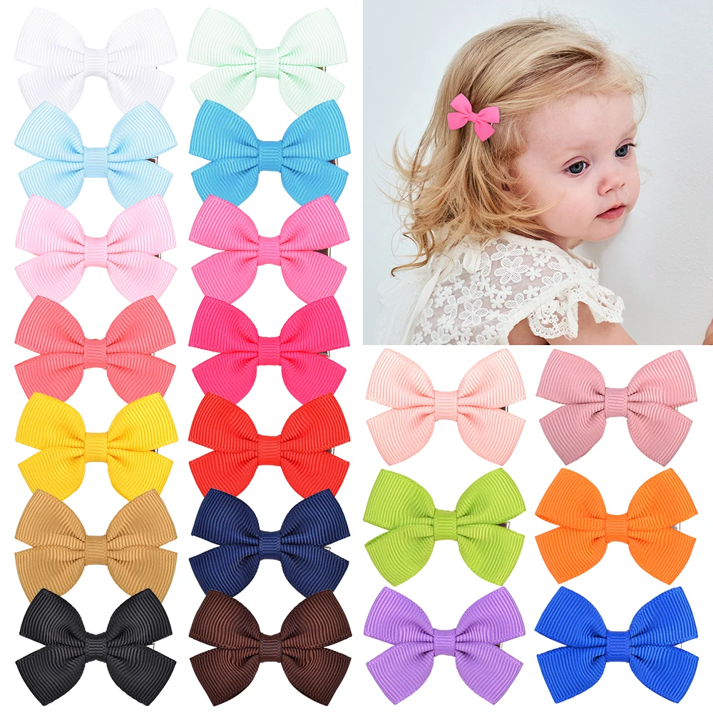 20 Pcs/lot Mini Solid Hair Bows With Clip For Cute Girls Hair Clips Boutique Hairpins Barrettes Headwear Kids Hair Accessories
20 Pcs/lot Mini Solid Hair Bows With Clip For Cute Girls Hair Clips Boutique Hairpins Barrettes Headwear Kids Hair Accessories