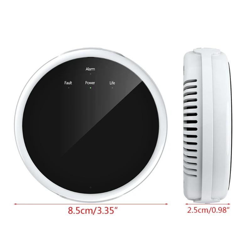 Smart WIFI Gas Leak Detector APP Remote Alert Gas Alarm System Sensor Work Alarm Home Security Safety Protection Fire
Smart WIFI Gas Leak Detector APP Remote Alert Gas Alarm System Sensor Work Alarm Home Security Safety Protection Fire