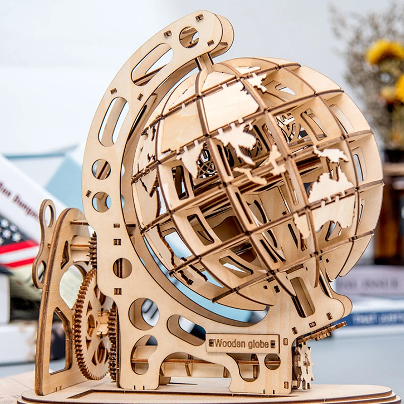 3D Wooden Puzzle Games DIY Rotatable Globe Laser Cutting Earth Map Building Kits For Teens Home Office Decoration Toys Adul
3D Wooden Puzzle Games DIY Rotatable Globe Laser Cutting Earth Map Building Kits For Teens Home Office Decoration Toys Adul