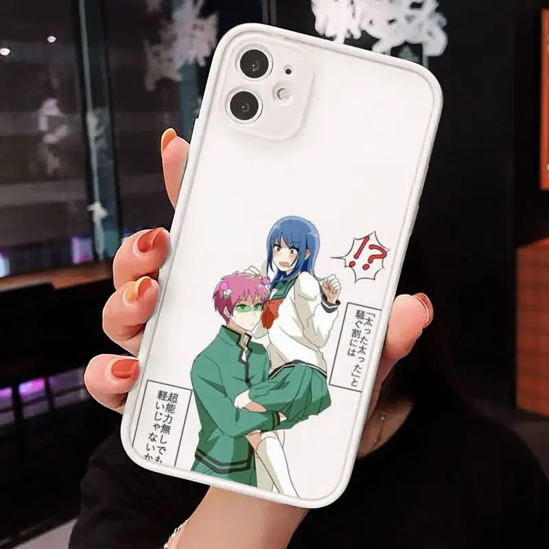 Saiki Kusuo no Psi Nan Phone Case For iPhone 12 11 Mini Pro XR XS Max 7 8 Plus X Matte transparent White Cover
Saiki Kusuo no Psi Nan Phone Case For iPhone 12 11 Mini Pro XR XS Max 7 8 Plus X Matte transparent White Cover