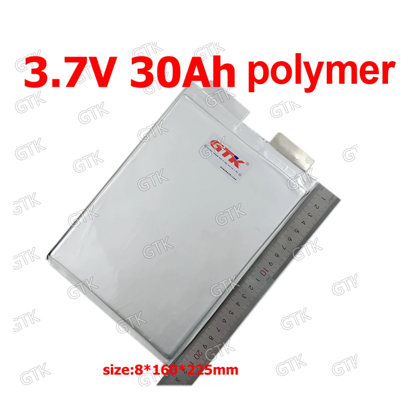 Фото Литий полимерный аккумулятор GTK 3 7 в 30 Ач lipo 3C разряд для diy 12 В 48 300 трехколесный