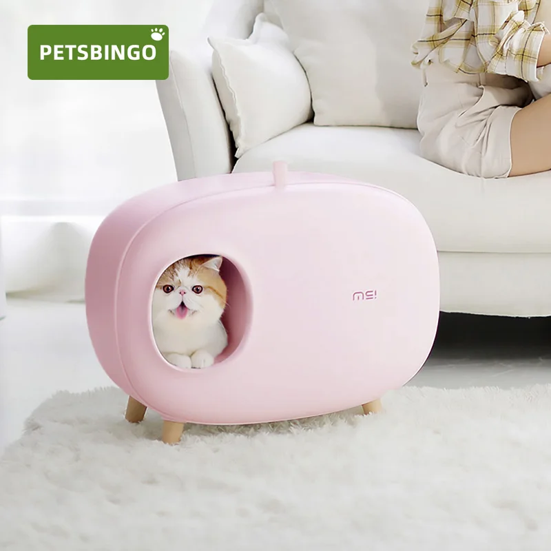 Pets Bingo Cat Litter Box Semi-closed Kitten Toilet Training Large Space Anti Splash Cats Bedpan for 7.5kg Pet Suppies
Pets Bingo Cat Litter Box Semi-closed Kitten Toilet Training Large Space Anti Splash Cats Bedpan for 7.5kg Pet Suppies