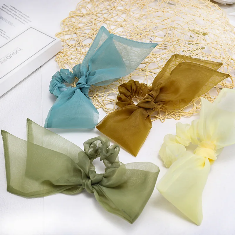 Women Little Fairy Organza Yarn Bow Hair Ring Female Big Bow Tie Retro Solid Color Ponytail Hair Scrunchies Hair Accessories
Women Little Fairy Organza Yarn Bow Hair Ring Female Big Bow Tie Retro Solid Color Ponytail Hair Scrunchies Hair Accessories