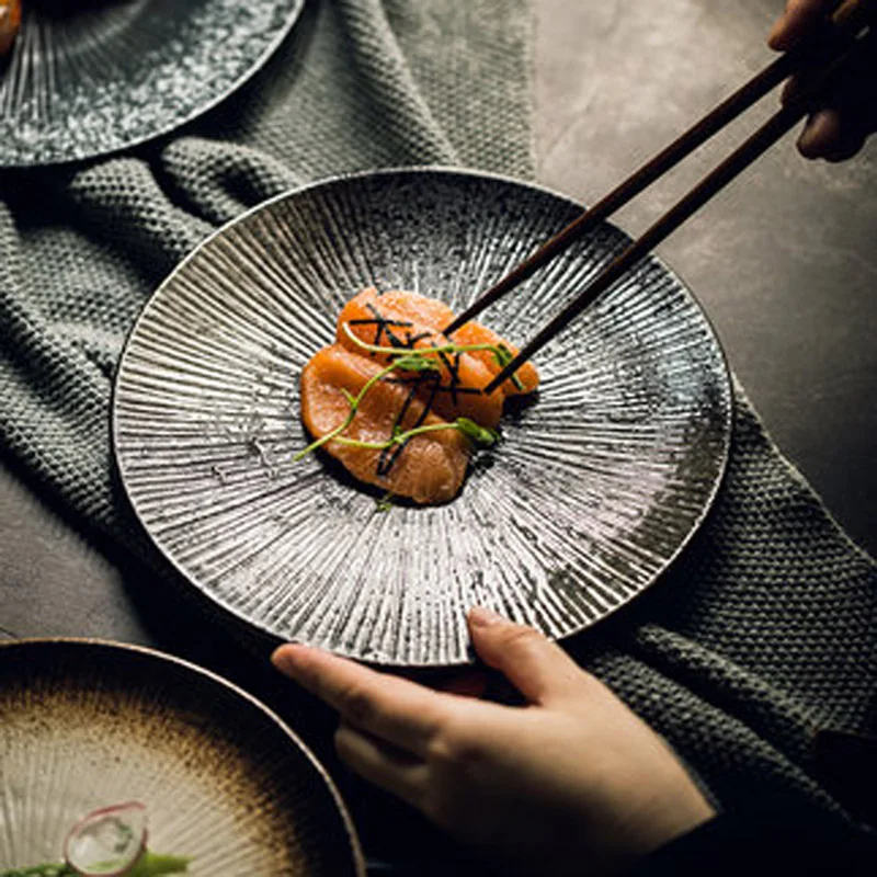 Creative Japanese Scale Ceramic Tableware Disc Western Steak Plate Pasta Plate Salad Plate Breakfast Plate Household
Creative Japanese Scale Ceramic Tableware Disc Western Steak Plate Pasta Plate Salad Plate Breakfast Plate Household