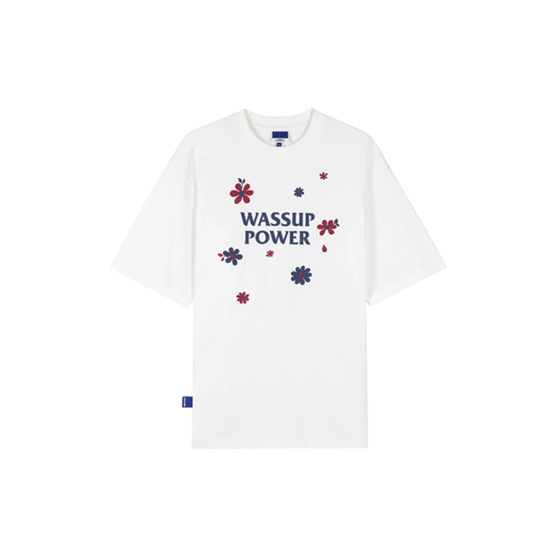 21SS New Short-sleeved T-shirt Small Flower Letter Print Design Round Neck Tops Comfortable Cotton Couples With Models
21SS New Short-sleeved T-shirt Small Flower Letter Print Design Round Neck Tops Comfortable Cotton Couples With Models