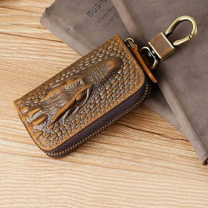 2021 New Crocodile Pattern Key Case Waist Hanging Type Men's Cowhide Universal Car Multi-function Household Key Case Auto Parts
2021 New Crocodile Pattern Key Case Waist Hanging Type Men's Cowhide Universal Car Multi-function Household Key Case Auto Parts