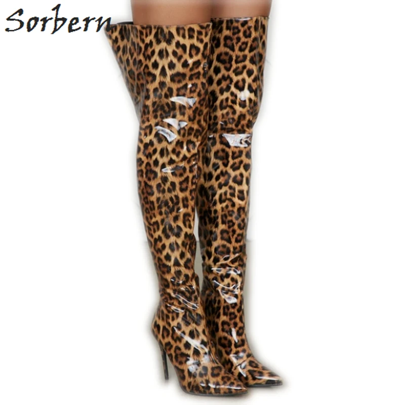 Sorbern Wide Fit Thigh High Boots Women Stilettos High Heel Guys Ladies Shoes Long Crossdresser Drag Queen Boots Multi Colors
Sorbern Wide Fit Thigh High Boots Women Stilettos High Heel Guys Ladies Shoes Long Crossdresser Drag Queen Boots Multi Colors