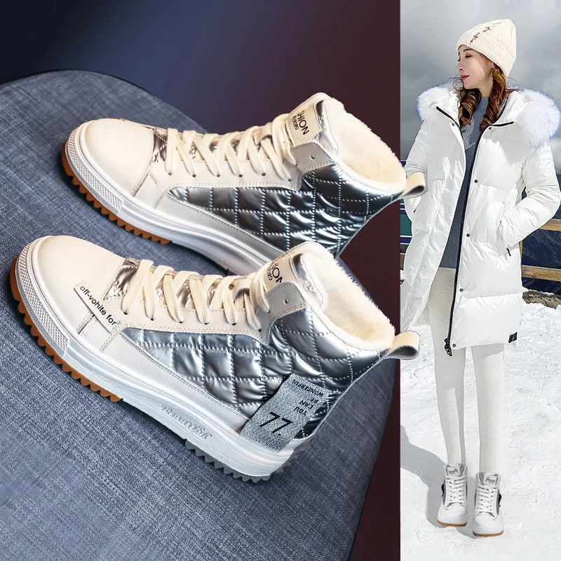 Женские зимние ботинки, новинка 2020, нескользящая хлопковая обувь, женская зимняя Утепленная обувь с бархатным мехом, очень мягкие кожаные теплые ботинки
Женские зимние ботинки, новинка 2020, нескользящая хлопковая обувь, женская зимняя Утепленная обувь с бархатным мехом, очень мягкие кожаные теплые ботинки